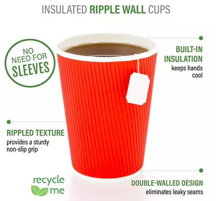 Hoeveel weet u over papieren koffiekopje zoals Ripple Cups?