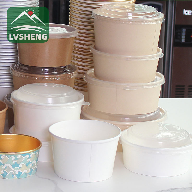 Composteerbare Bagasse Paper Salad Bowl