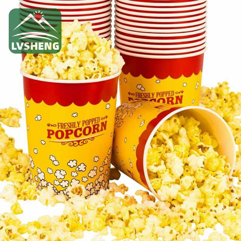 Papieren Emmer Popcorn