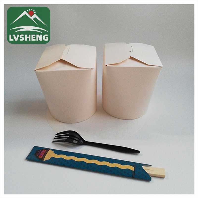 Papieren voedselcontainer
